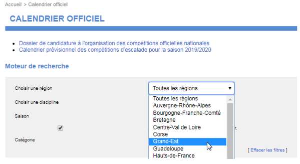 ffme calendrier