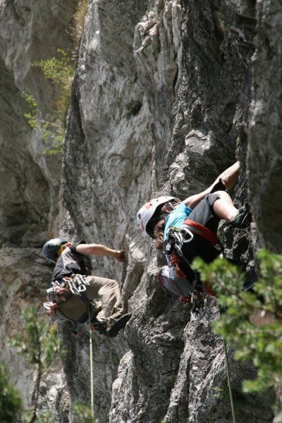 Escalade au fort Marie-Christine