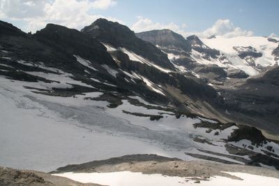 La glacier sur le retour